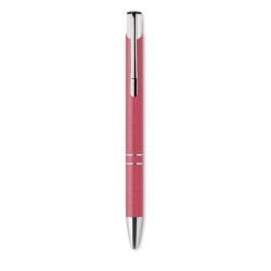 Stylo poussoir  en ABS blé paille - Charles Dickens® Santana Matières : ABS Couleurs : rouge livraison express 24h 48h