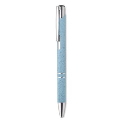 Stylo poussoir  en ABS blé paille - Charles Dickens® Santana Matières : ABS Couleurs : noir 2