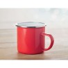 Tasse en métal émaillé plateado - Accessoire pratique pour téléphone personnalisé DOT Matières : métal Couleurs : rouge livraiso