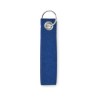 Porte-clés s en feutre RPET personnalisés - SUORA Matières : PET recyclé Couleurs : bleu royal personnalisation rapide en France