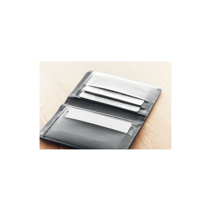 Carte anti-RFID personnalisée de protection électronique CUSTOS Matières : PVC Couleurs : blanc impression haute définition