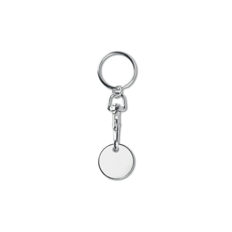Porte-clés Anti-RFID Éco-responsable Personnalisé Sécurisez vos Données TOKENRING Matières : métal Couleurs : blanc