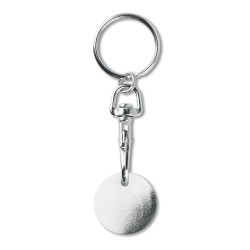 Porte-clés Anti-RFID Éco-responsable Personnalisé Sécurisez vos Données TOKENRING Matières : métal Couleurs : blanc marquage las