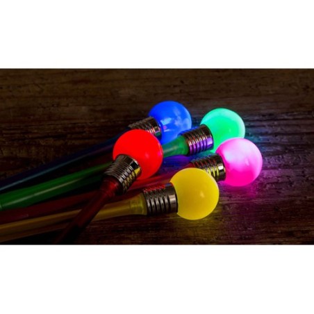 Stylo Bille Lumineux Personnalisable de Nicky Couleurs : bleu personnalisation rapide en France