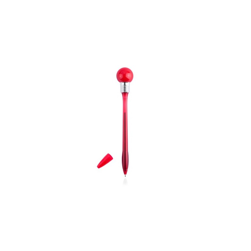 Stylo Bille Lumineux Personnalisable de Nicky Couleurs : rouge impression haute définition