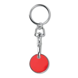 Porte-clés Anti-RFID Éco-responsable Personnalisé Sécurisez vos Données TOKENRING Matières : métal Couleurs : rouge cadeau entre