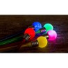 Stylo Bille Lumineux Personnalisable de Nicky Couleurs : fuchsia cadeau client original