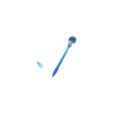 Stylo Bille Lumineux Personnalisable de Nicky Couleurs : bleu goodies personnalisé en stock