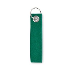 Porte-clés s en feutre RPET personnalisés - SUORA Matières : PET recyclé Couleurs : vert impression haute définition