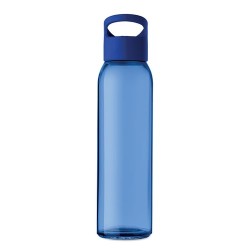 Bouteille en verre  470ml PRAGA Matières : verre Couleurs : bleu royal marquage laser ultra précis