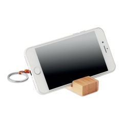 Porte-clés Support Smartphone TRINEU en Bambou 2