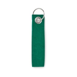 Porte-clés s en feutre RPET personnalisés - SUORA Matières : PET recyclé Couleurs : vert goodies entreprise design