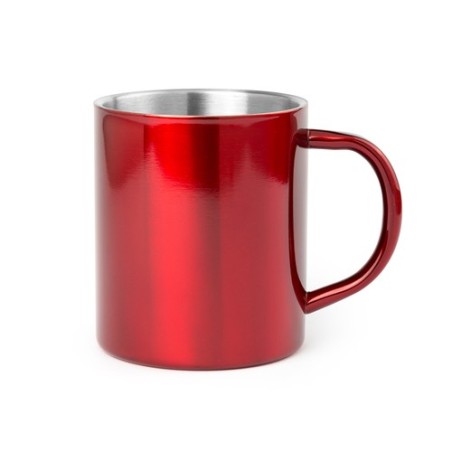 Mug Bicolore Personnalisable Yozax Matières : acier inoxydable Couleurs : argenté objet promotionnel éco-responsable