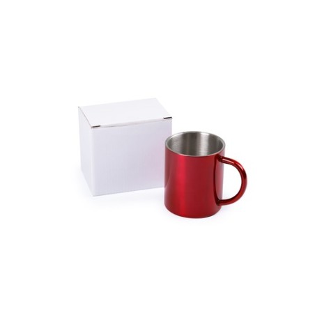 Mug Bicolore Personnalisable Yozax Matières : acier inoxydable Couleurs : noir impression logo haute qualité