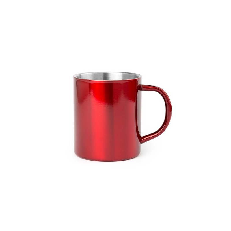 Mug Bicolore Personnalisable Yozax Matières : acier inoxydable Couleurs : noir objet promo petit budget