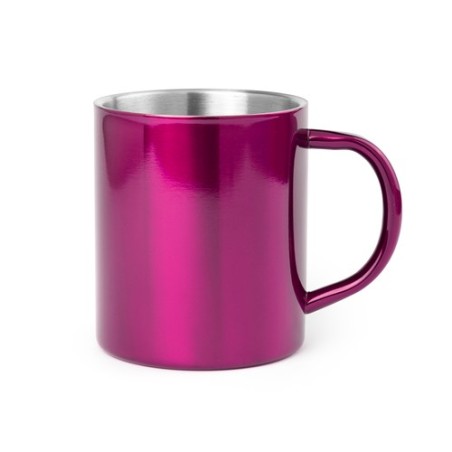 Mug Bicolore Personnalisable Yozax Matières : acier inoxydable Couleurs : noir goodies publicitaire durable