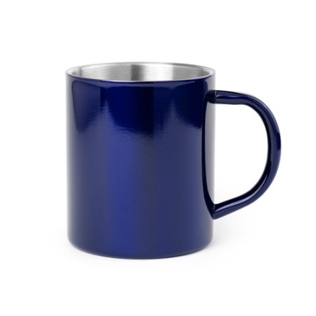 Mug Bicolore Personnalisable Yozax Matières : acier inoxydable Couleurs : noir marquage laser ultra précis