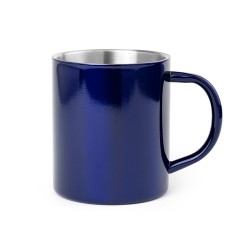 Mug Bicolore Personnalisable Yozax Matières : acier inoxydable Couleurs : bleu impression haute définition