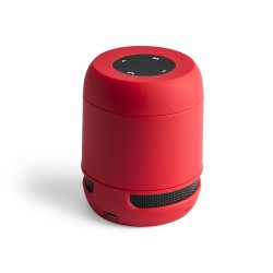 Haut-Parleur Bluetooth Personnalisé de Qualité Éco-responsable Braiss Couleurs : rouge objet promotionnel éco-responsable