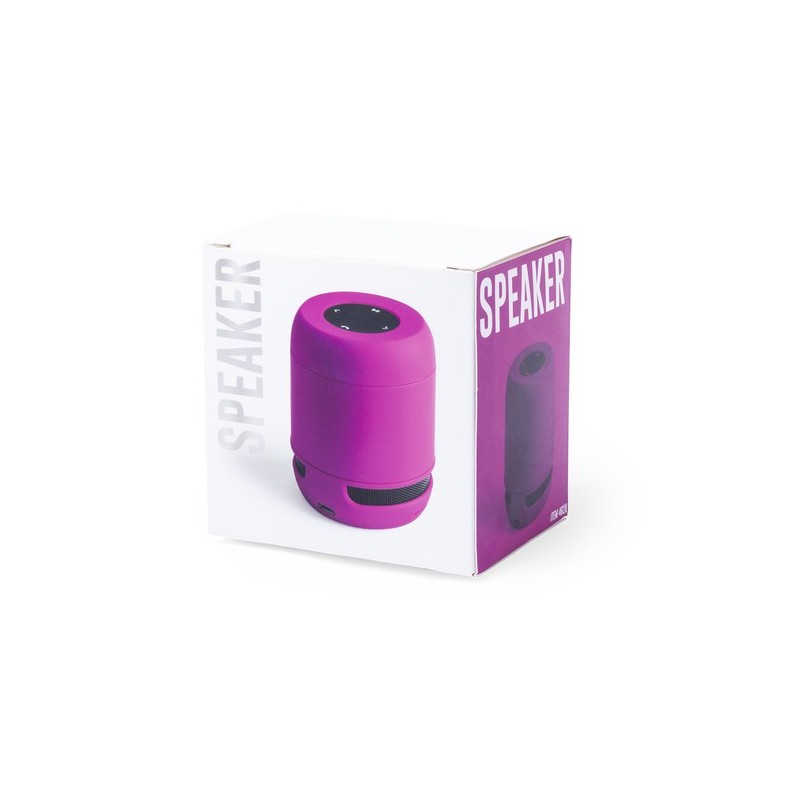 Haut-Parleur Bluetooth Personnalisé de Qualité Éco-responsable Braiss Couleurs : rouge goodies entreprise design