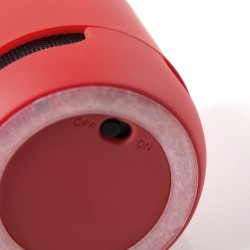 Haut-Parleur Bluetooth Personnalisé de Qualité Éco-responsable Braiss Couleurs : rouge accessoire événementiel unique