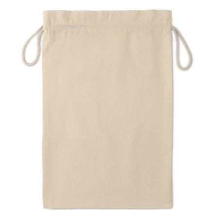Sac en coton  grand modèle personnalisé pour vos cadeaux - TASKE LARGE Matières : coton Couleurs : beige personnalisable avec vo