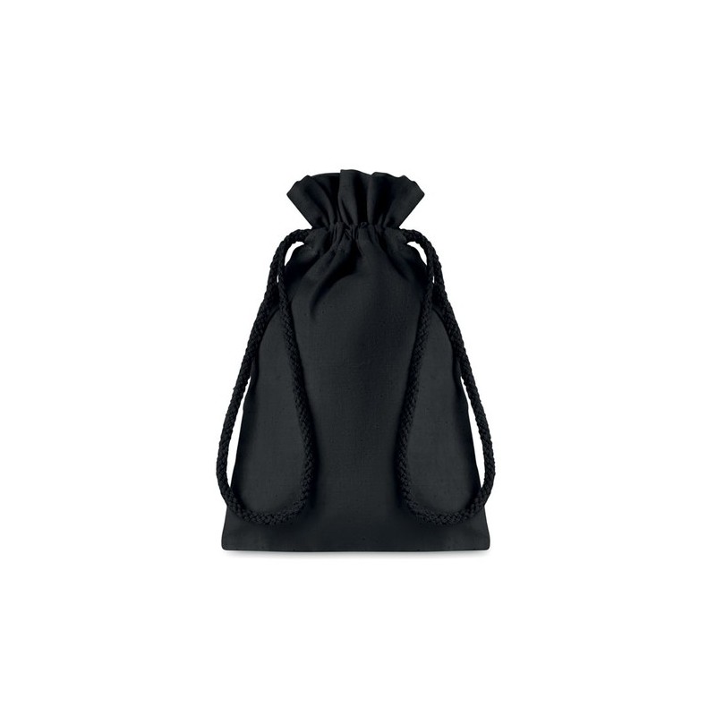 Petit sac en coton personnalisé TASKE SMALL Matières : coton Couleurs : noir