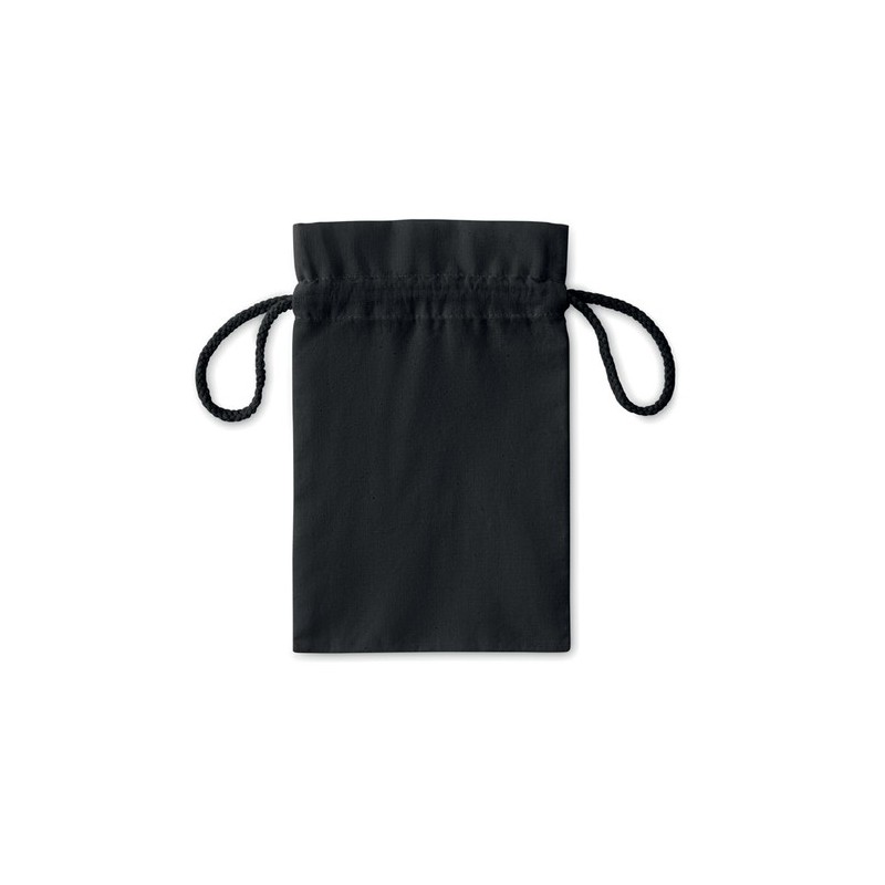 Petit sac en coton personnalisé TASKE SMALL Matières : coton Couleurs : noir personnalisable avec votre logo