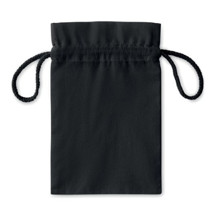 Petit sac en coton personnalisé TASKE SMALL Matières : coton Couleurs : noir personnalisable avec votre logo
