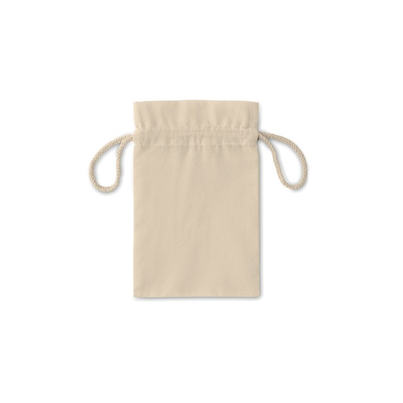 Petit sac en coton personnalisé idéal pour vos événements - TASKE SMALL Matières : coton Couleurs : beige personnalisable avec v