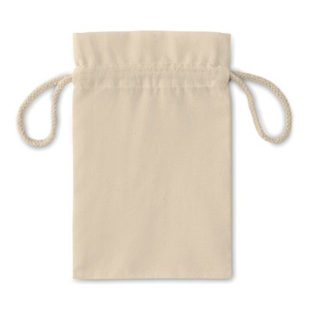 Petit sac en coton personnalisé idéal pour vos événements - TASKE SMALL Matières : coton Couleurs : beige personnalisable avec v