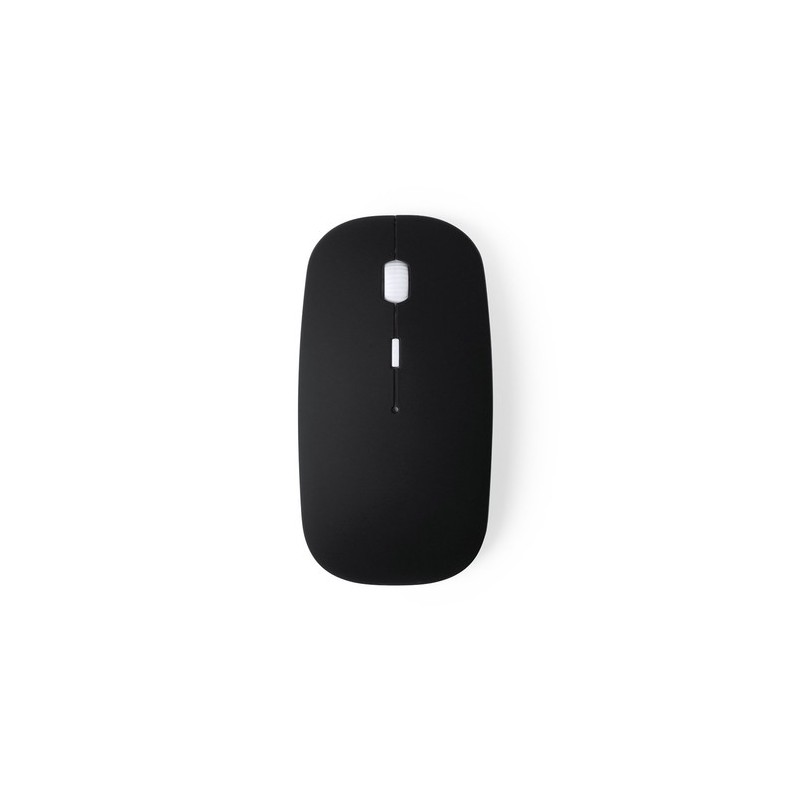 Souris Ergonomique Sans Fil Publicitaire - Lyster Couleurs : blanc objet publicitaire robuste