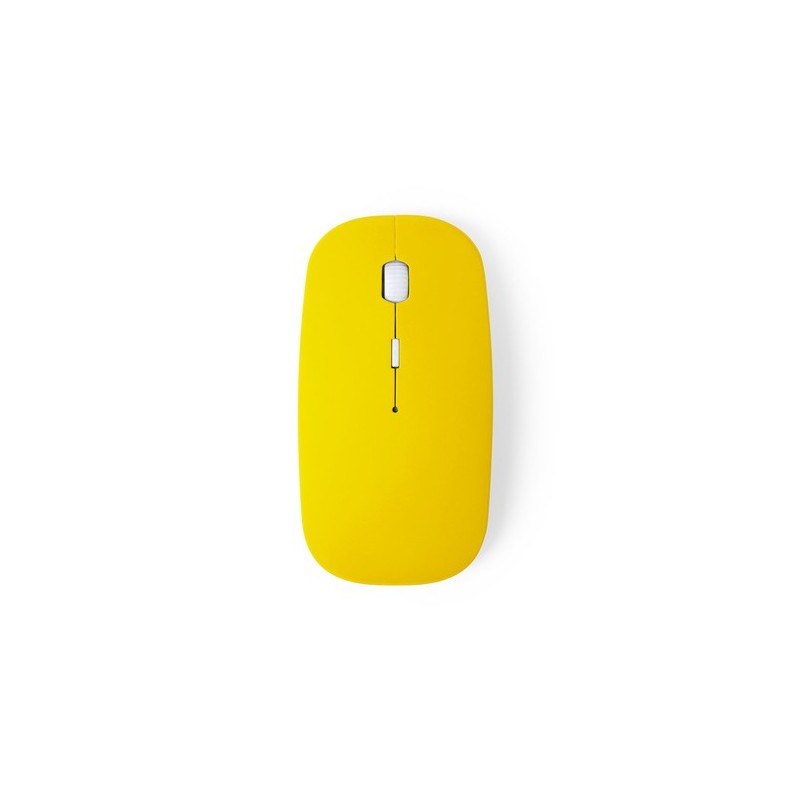 Souris Ergonomique Sans Fil Publicitaire - Lyster Couleurs : blanc goodies publicitaire événementiel