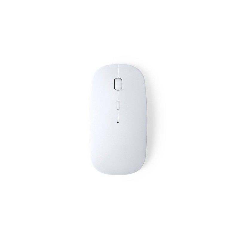 Souris Ergonomique Sans Fil Publicitaire - Lyster Couleurs : jaune impression logo haute qualité