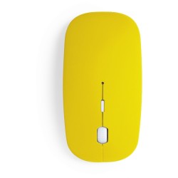 Souris Ergonomique Sans Fil Publicitaire - Lyster Couleurs : rouge personnalisation sur mesure