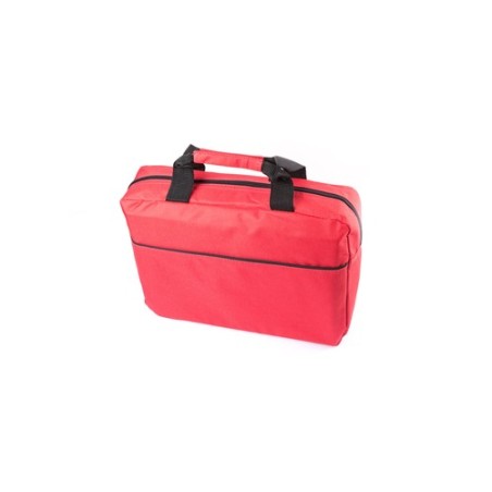 Sacoche Personnalisable Hirkop Porte-Documents Matières : polyester Couleurs : rouge objet promo petit budget