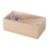 Verres expresso double paroi personnalisés - BELIZE (lot de 2) Matières : bambou Couleurs : transparent personnalisable avec vot
