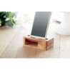 Support de téléphone en bambou personnalisé CARACOL Matières : bambou Couleurs : bois impression haute définition