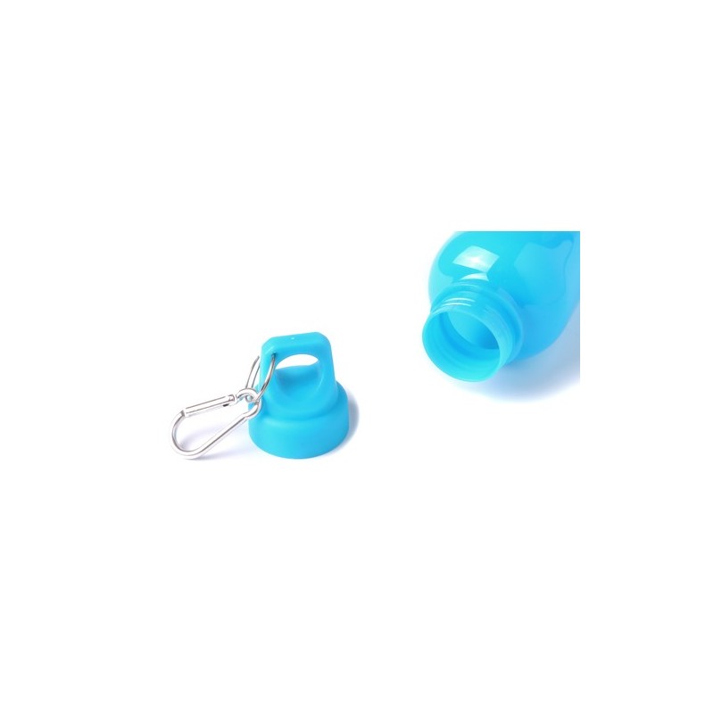 Gourde Personnalisable 600 ml Zanip Matières : polystyrène (PS) Couleurs : bleu clair goodies entreprise design