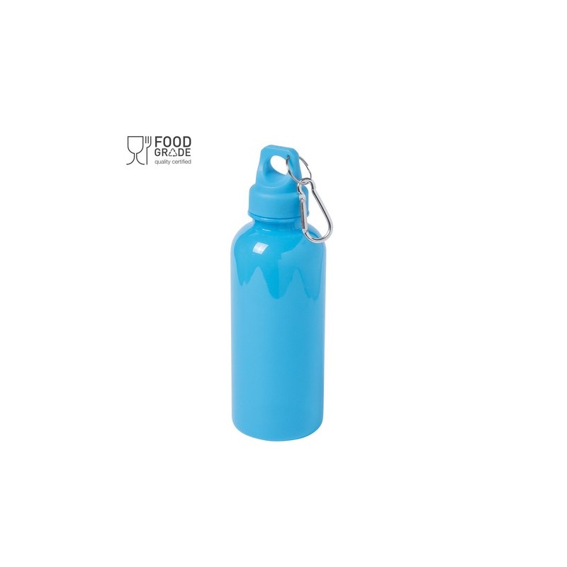Gourde Personnalisable 600 ml Zanip Matières : polystyrène (PS) Couleurs : bleu accessoire événementiel unique