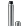 Bouteille thermos isotherme personnalisée 900 ml BIG CHAN Matières : acier inoxydable Couleurs : argenté mat personnalisable ave