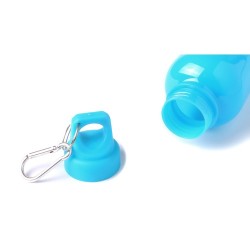 Gourde Personnalisable 600 ml Zanip Matières : polystyrène (PS) Couleurs : bleu cadeau collaborateur premium