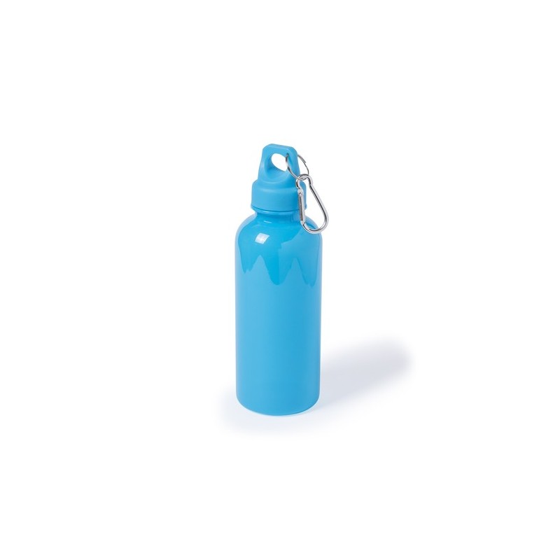 Gourde Personnalisable 600 ml Zanip Matières : polystyrène (PS) Couleurs : bleu personnalisation rapide en France