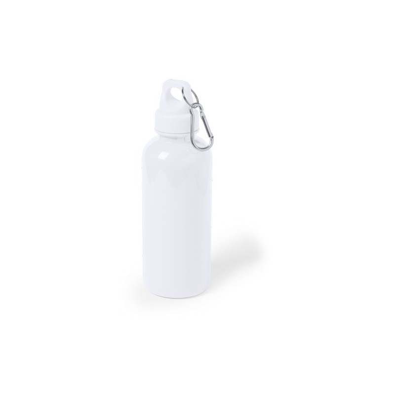 Gourde Personnalisable 600 ml Zanip Matières : polystyrène (PS) Couleurs : blanc impression logo haute qualité
