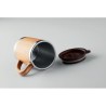 Gobelet Isotherme Éco-responsable 300ml en Bambou MOKKA Matières : acier inoxydable Couleurs : bois impression haute définition
