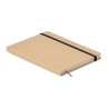 Carnet A5 Éco-responsable en carton recyclé Personnalisé EVERWRITE Matières : papier Couleurs : noir objet publicitaire robuste