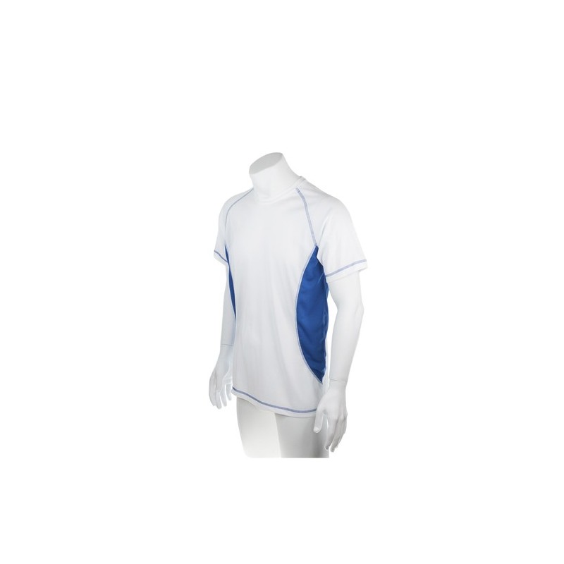 T-Shirt Adulte Personnalisé Performant et Confortable Tecnic Combi Matières : polyester Taille textile : S Couleurs : noir cadea