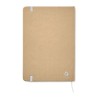 Carnet A5 Éco-responsable en carton recyclé Personnalisé EVERWRITE Matières : papier Couleurs : blanc personnalisation rapide en