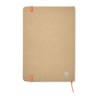 Carnet A5 Éco-responsable en carton recyclé Personnalisé EVERWRITE Matières : papier Couleurs : orange goodies entreprise design