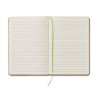 Carnet A5 Éco-responsable en carton recyclé Personnalisé EVERWRITE Matières : papier Couleurs : vert citron goodies personnalisé